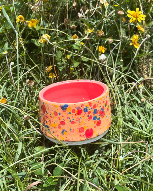 Small Confetti Bowl - Peach